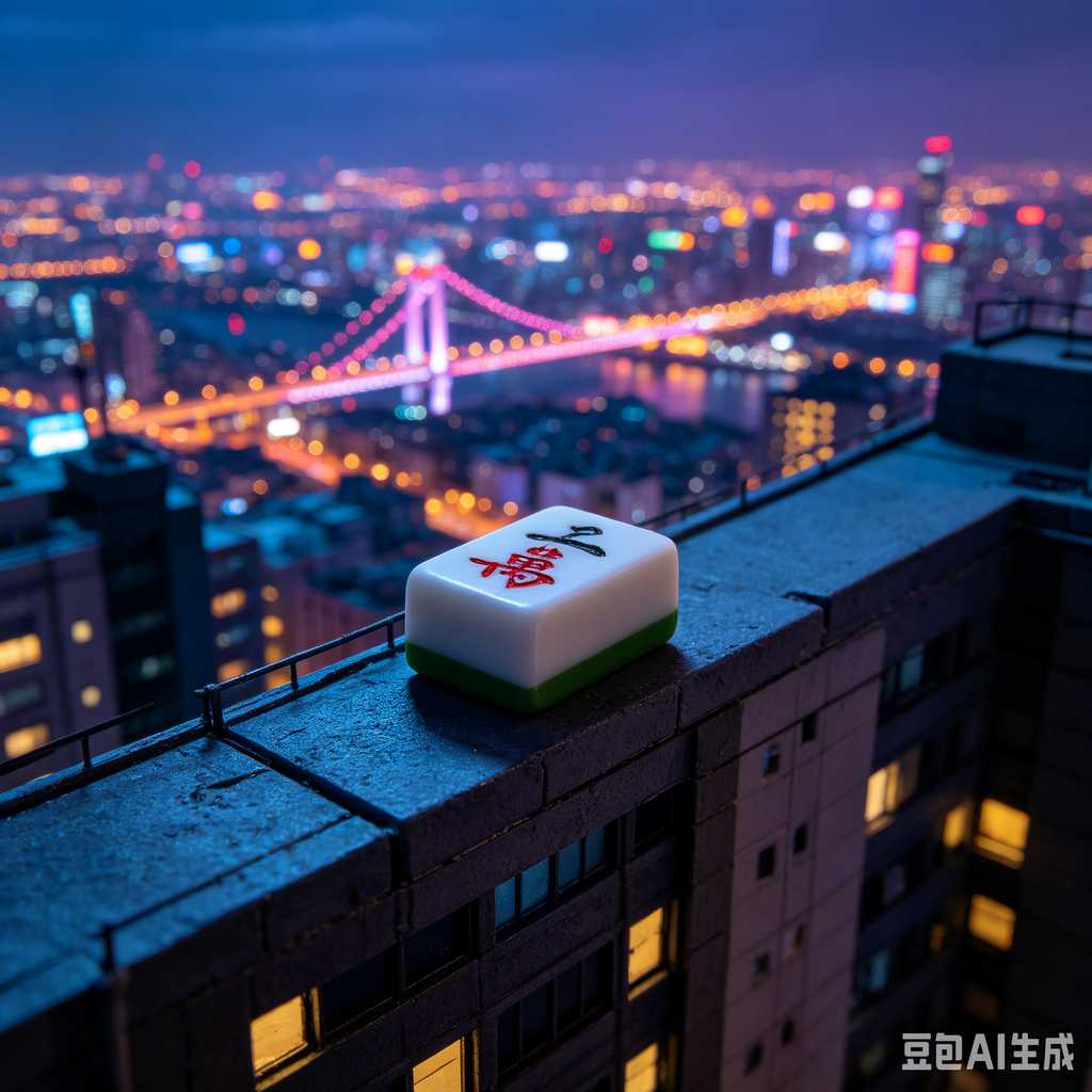 classic oriental board game mahjong