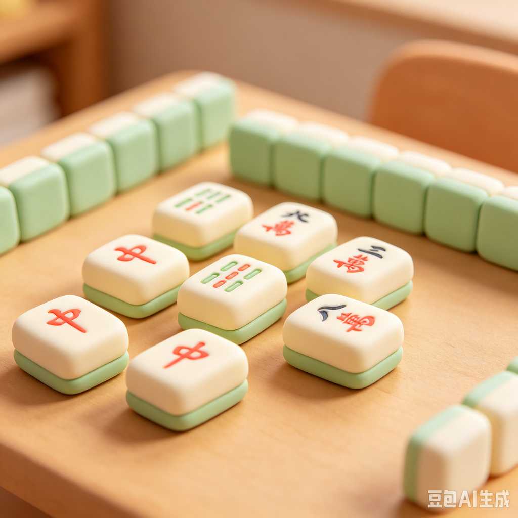 matte finish mahjong set